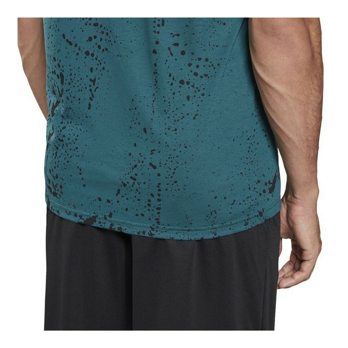 Sport T-shirt Korte Mouwen Reebok Workout Ready Donker grijs