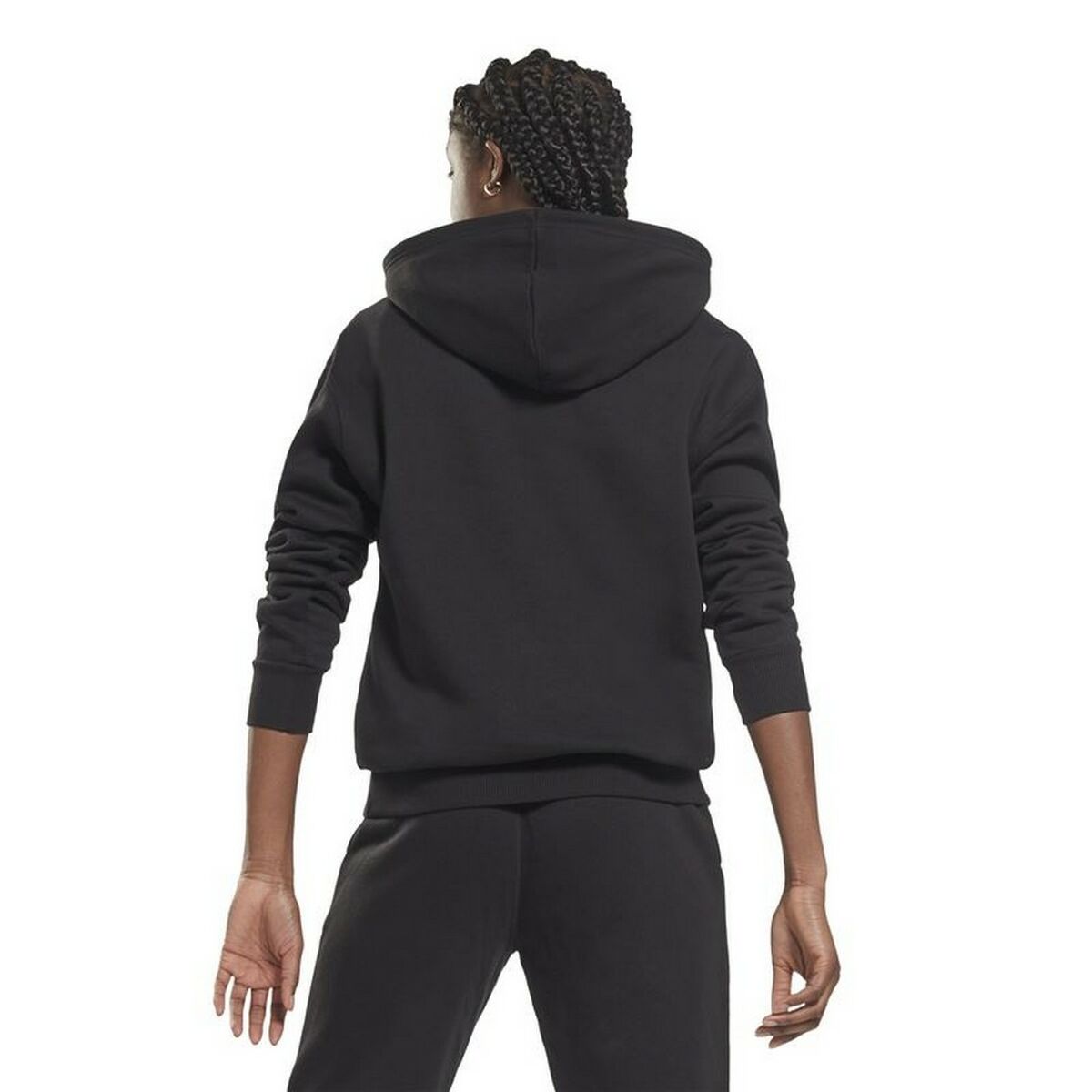 Dameshoodie Reebok Essentials Vector Zwart