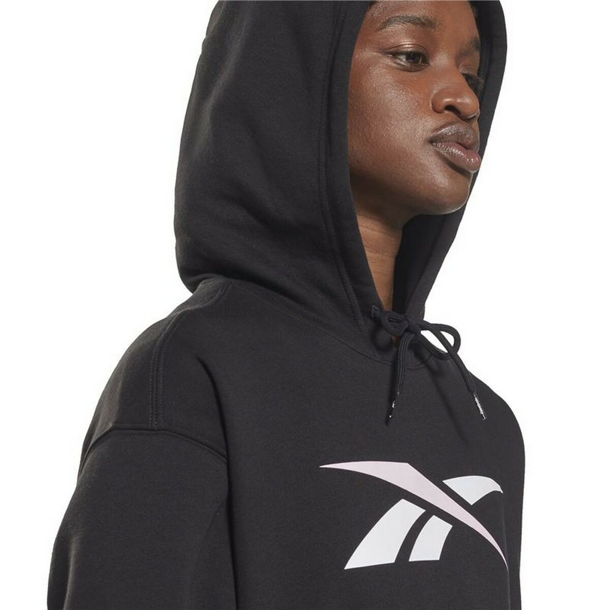 Dameshoodie Reebok Essentials Vector Zwart