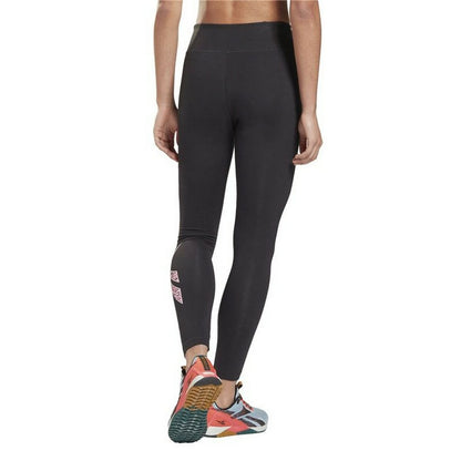 Sportleggings Reebok Moder Safari Zwart