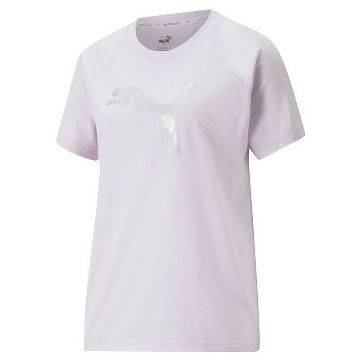 Dames-T-Shirt met Korte Mouwen Puma Evostripe