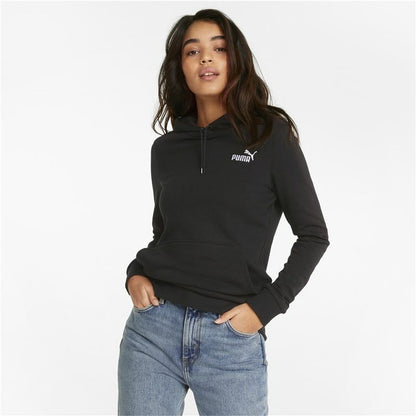 Dameshoodie Puma Essentials+ Embroidery Zwart