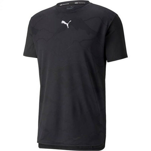 Heren-T-Shirt met Korte Mouwen Puma Train Vent Zwart