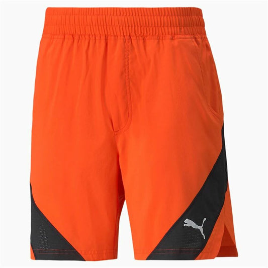 Broeken voor Volwassenen Puma Vent Woven 7 Oranje Mannen