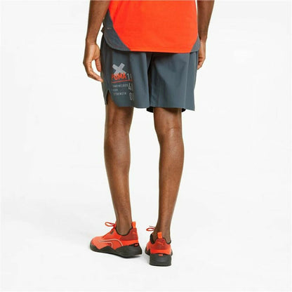 Broeken voor Volwassenen Puma Train Ultraweave 7" Donker grijs