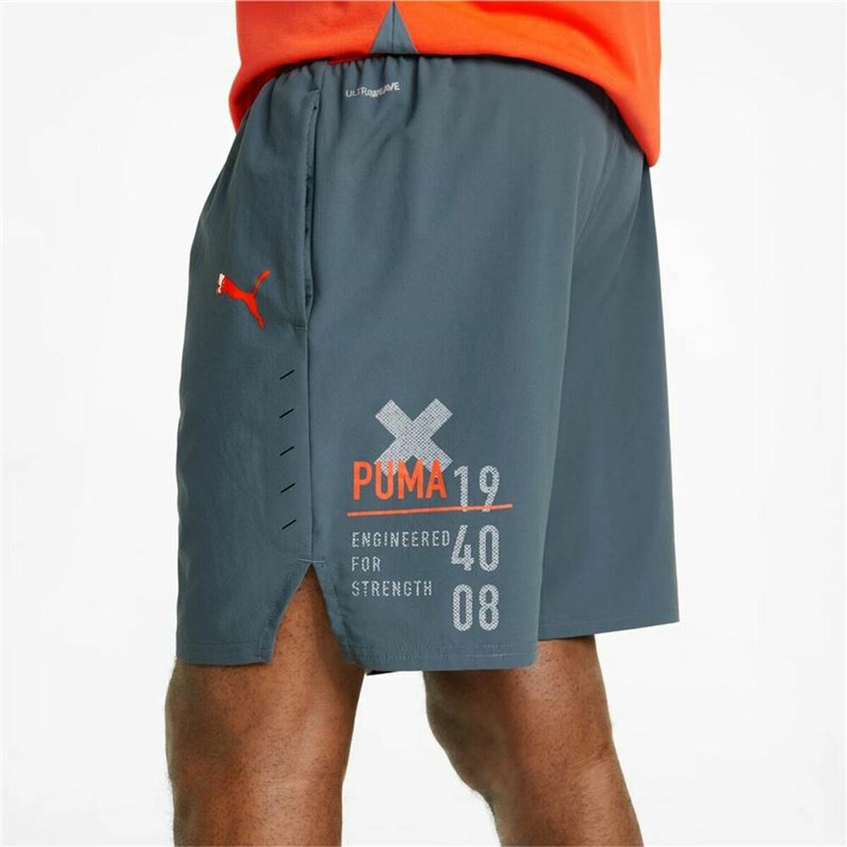 Broeken voor Volwassenen Puma Train Ultraweave 7" Donker grijs