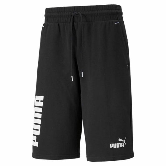 Broeken voor Volwassenen Puma Power Colorblock 11" Zwart Mannen