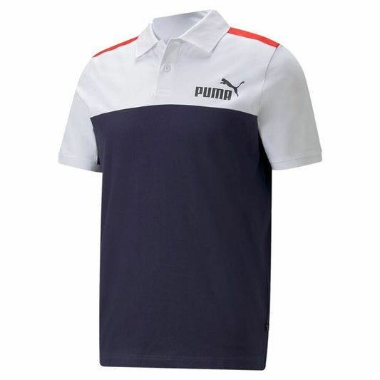 Heren-T-Shirt met Korte Mouwen Puma Essentials+ Block M