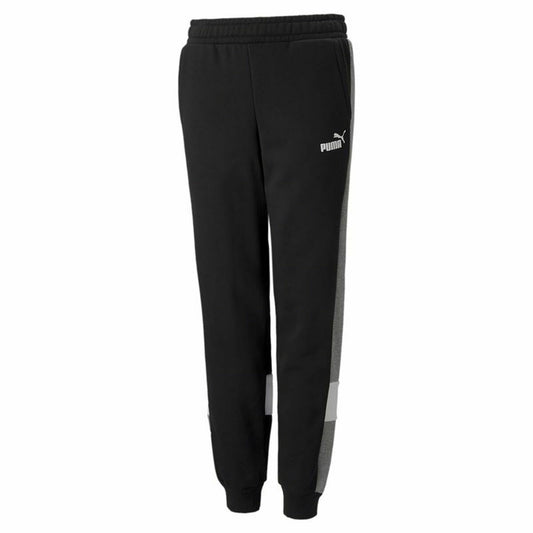Kindertrainingspak Broek Puma Essentials+ Colorblock Zwart Kinderen