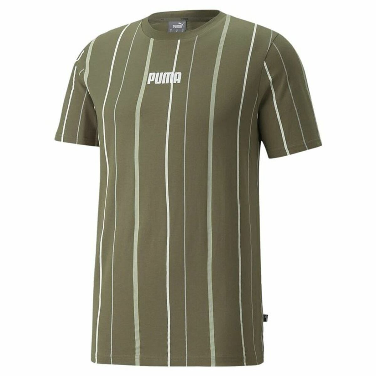 Sport T-shirt Korte Mouwen Puma Modern Basics M Kaki