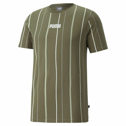 Sport T-shirt Korte Mouwen Puma Modern Basics M Kaki