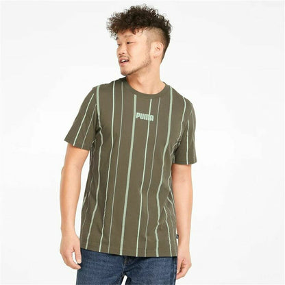 Sport T-shirt Korte Mouwen Puma Modern Basics M Kaki