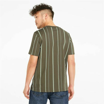 Sport T-shirt Korte Mouwen Puma Modern Basics M Kaki