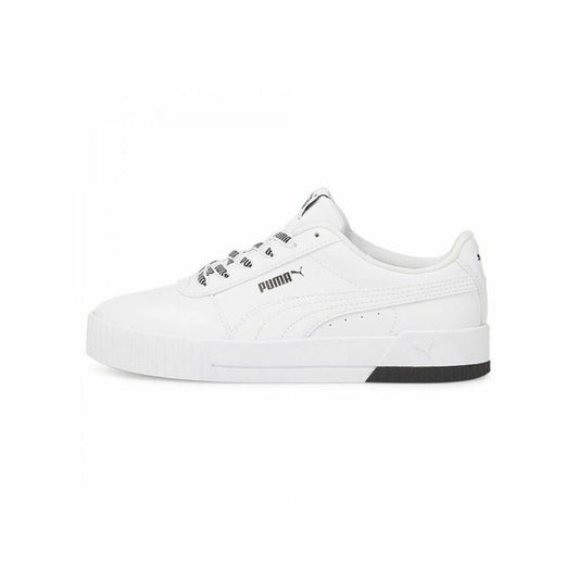 Sportschoenen voor Dames Puma Carina Logomania Wit