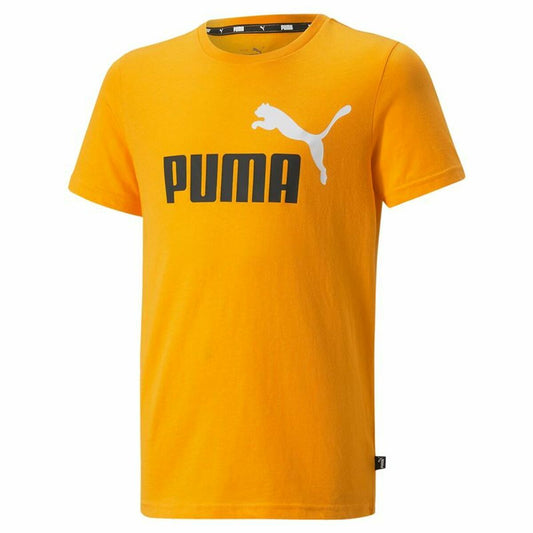 Sport T-shirt Korte Mouwen Puma Essentials+ Two-Tone Logo