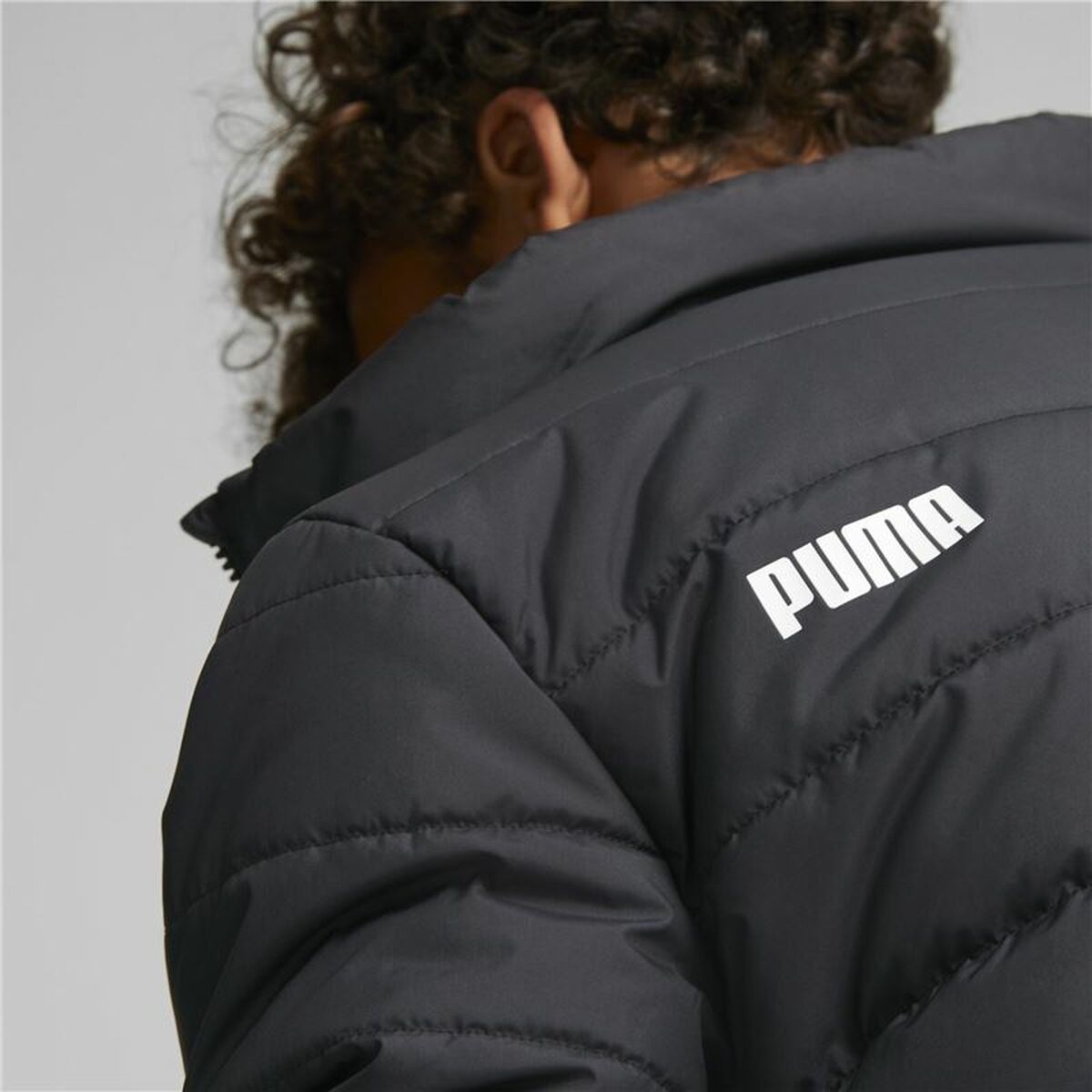 Jas Kinderen Puma Essentials Padded Zwart