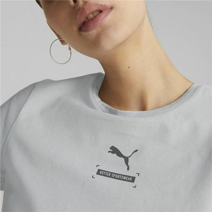 Dames-T-Shirt met Korte Mouwen Puma Better Grijs
