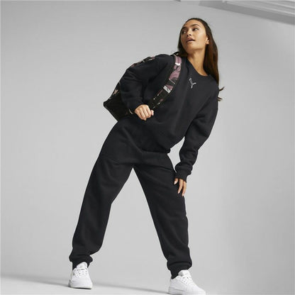Joggingpak voor dames Puma Loungewear Zwart