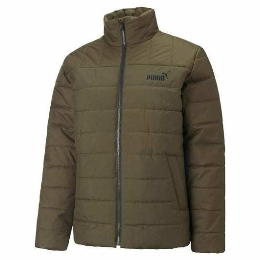 Heren Sportjas Puma  Essentials+ Padded Olijf