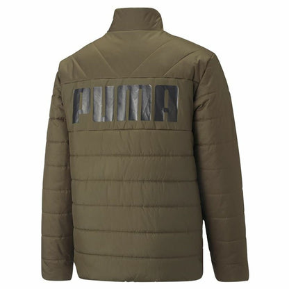 Heren Sportjas Puma  Essentials+ Padded Olijf