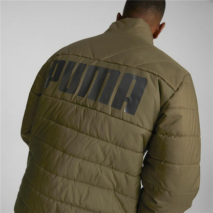Heren Sportjas Puma  Essentials+ Padded Olijf