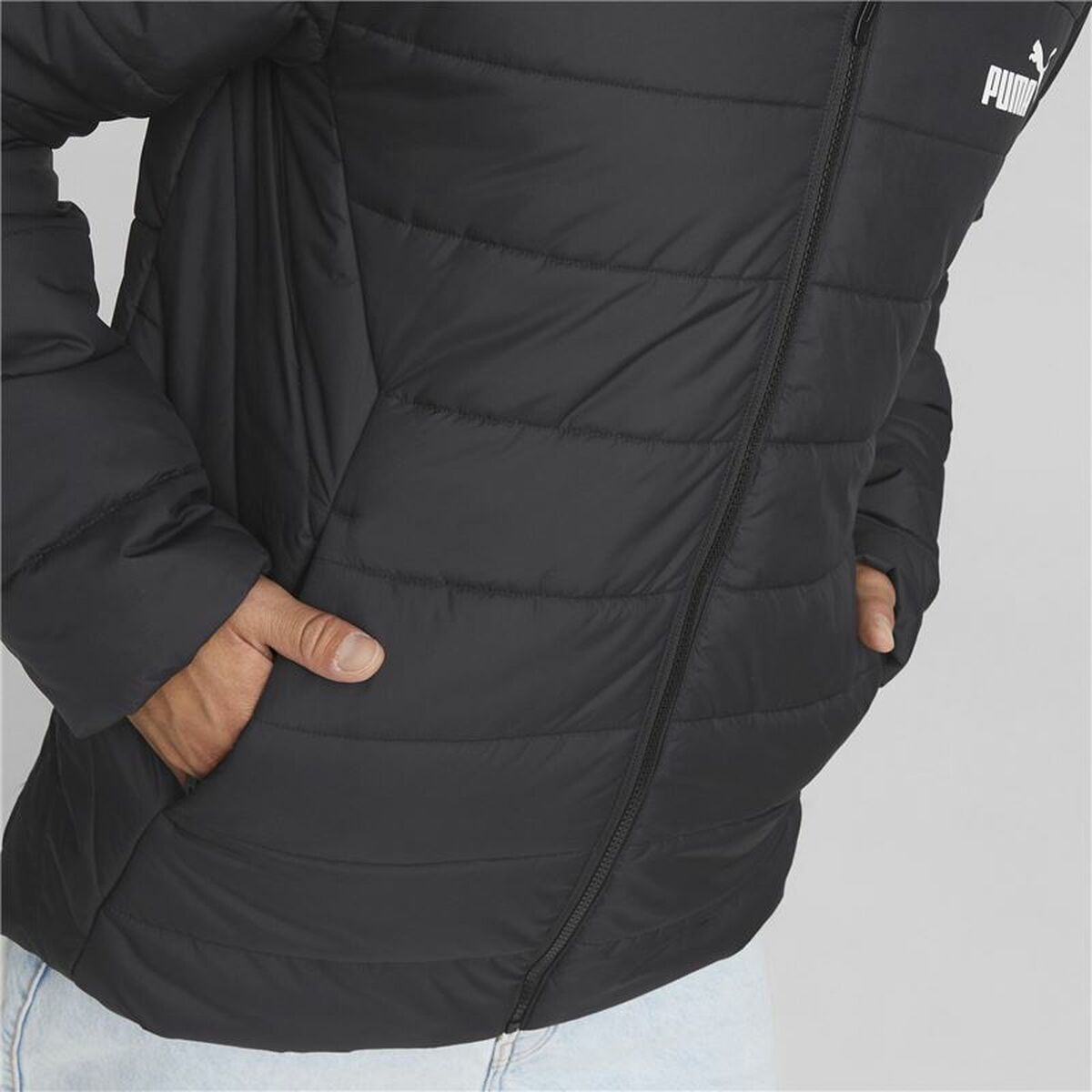 Jas Puma Essentials Padded Zwart