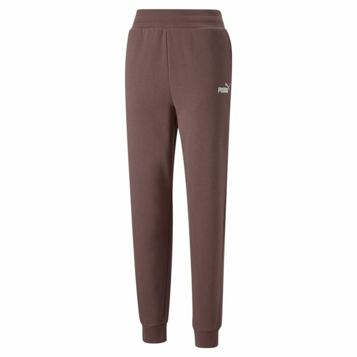 Volwassenen Trainingbroek Puma Ess+ Embroidery High-Waist Bruin Vrouw