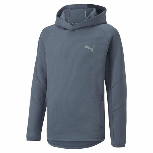 Uniseks Hoodie Puma Evostripe Youth Blauw