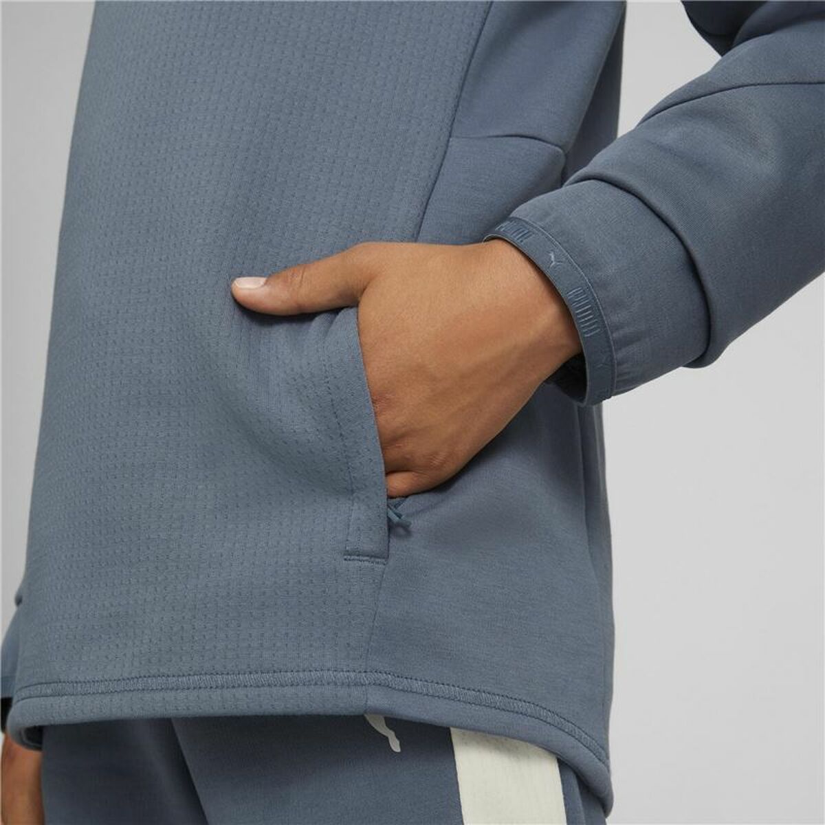 Uniseks Hoodie Puma Evostripe Youth Blauw