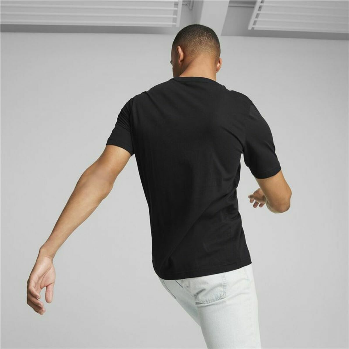 Shirt Puma Essentials Elevated Zwart Mannen