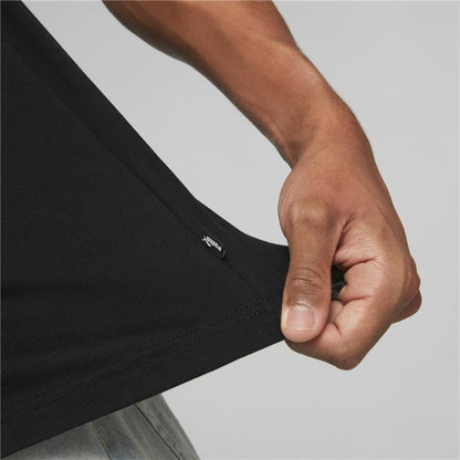 Heren-T-Shirt met Korte Mouwen Puma Essentials Elevated Zwart