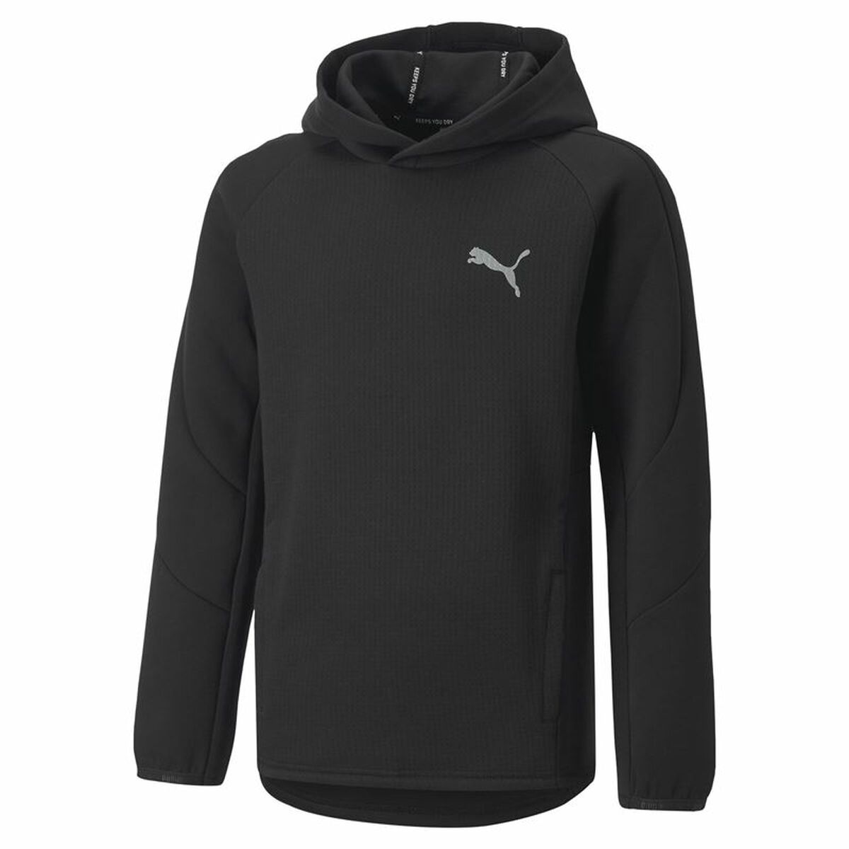 Uniseks Hoodie Puma Evostripe Youth Zwart