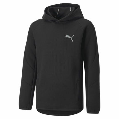 Uniseks Hoodie Puma Evostripe Youth Zwart