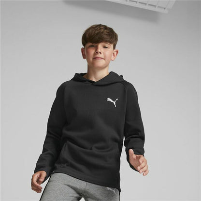 Uniseks Hoodie Puma Evostripe Youth Zwart