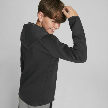Uniseks Hoodie Puma Evostripe Youth Zwart