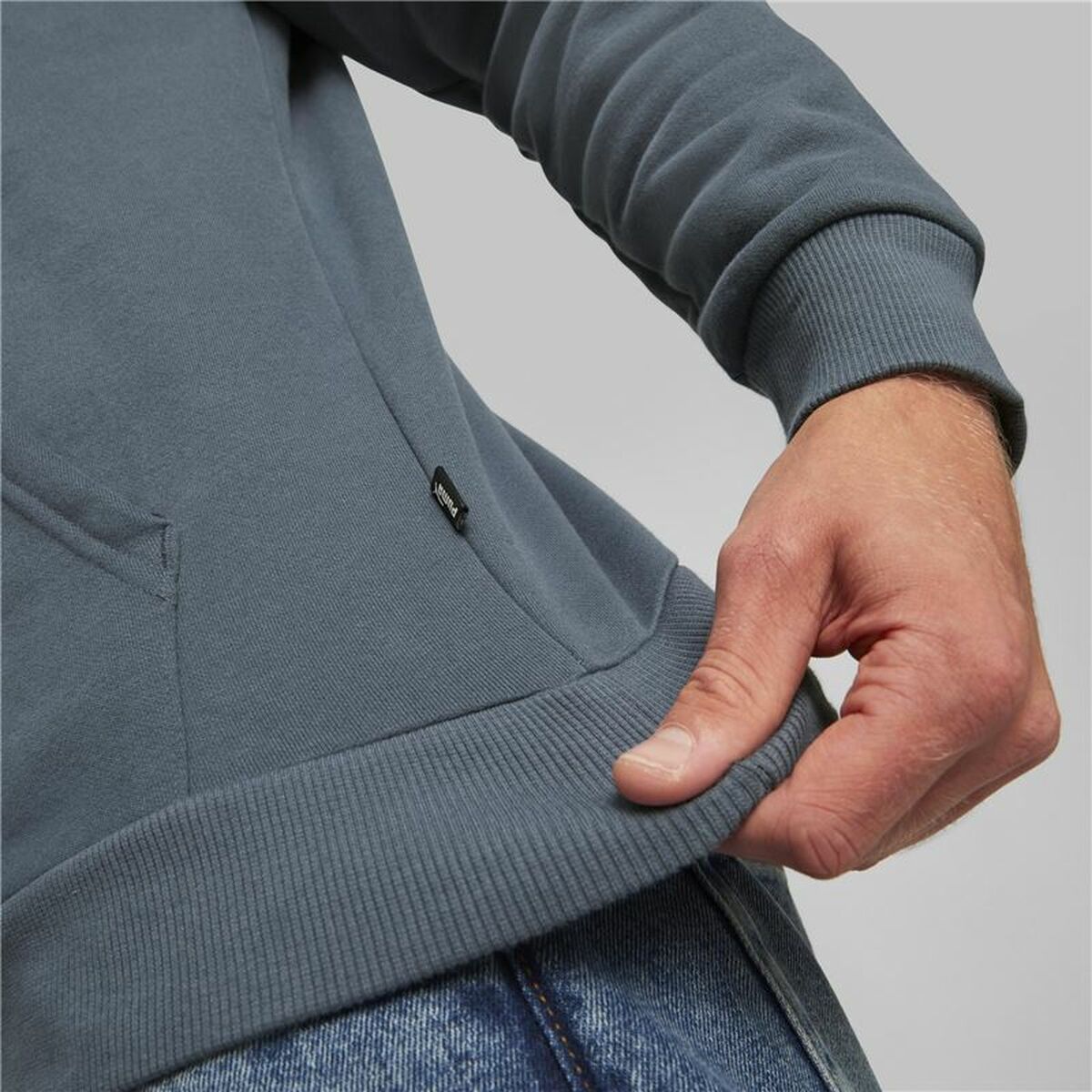 Herenhoodie Puma Essential Blauw