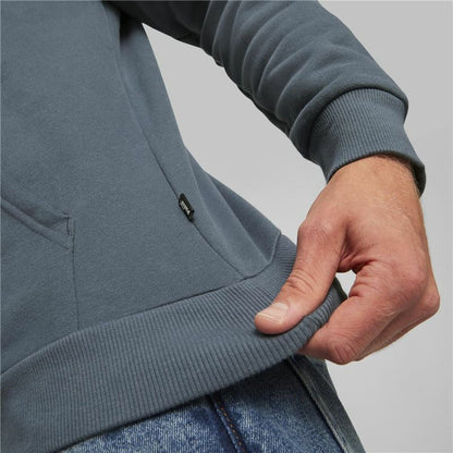 Herenhoodie Puma Essential Blauw