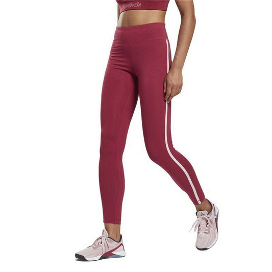 Sportleggings Reebok  Pping Cotton W Donkerrood