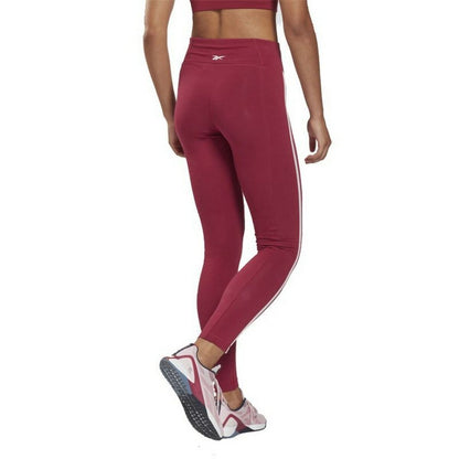 Sportleggings Reebok  Pping Cotton W Donkerrood