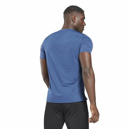 Heren-T-Shirt met Korte Mouwen Reebok Tech Style Activchill Move Blauw