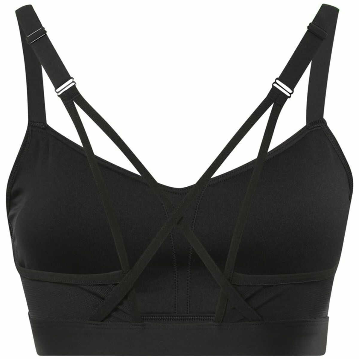 Sportbeha Reebok Lux Strappy Zwart