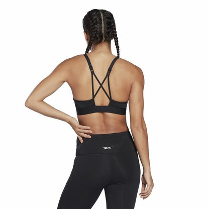 Sportbeha Reebok Lux Strappy Zwart