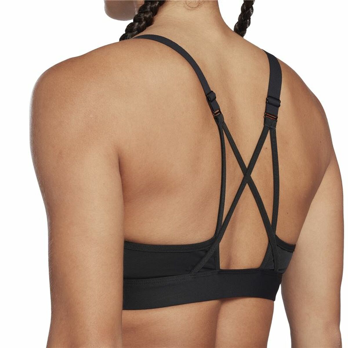 Sportbeha Reebok Lux Strappy Zwart