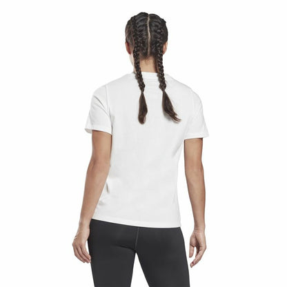 Dames-T-Shirt met Korte Mouwen Reebok Wit