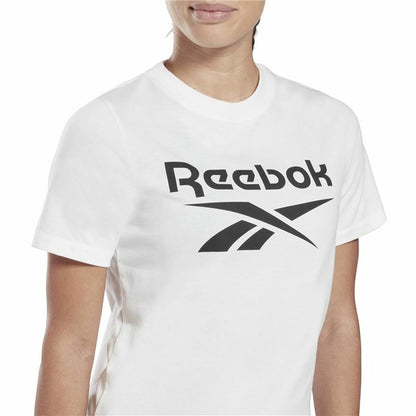 Dames-T-Shirt met Korte Mouwen Reebok Wit