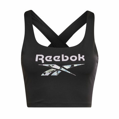 Sportbeha Reebok Yoga Floral Zwart