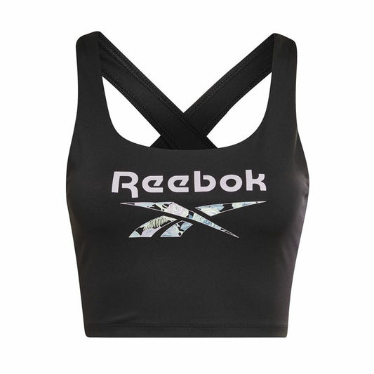 Sportbeha Reebok Yoga Floral Zwart