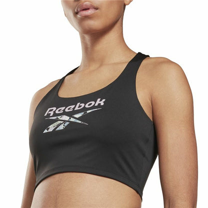 Sportbeha Reebok Yoga Floral Zwart