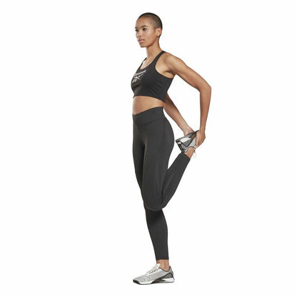 Sportbeha Reebok Yoga Floral Zwart