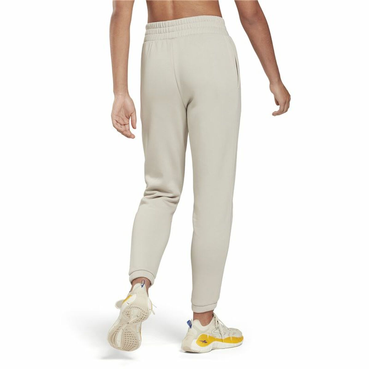 Volwassenen Trainingbroek Reebok Tape Pack Wit Vrouw